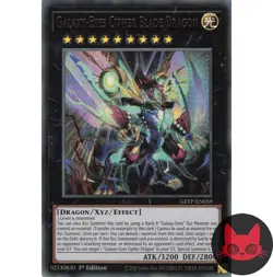 Yugioh Galaxy-Eyes Cipher Blade Dragon‎ GFTP-EN059 Ultra Rare 1st Edition NM - Image 1