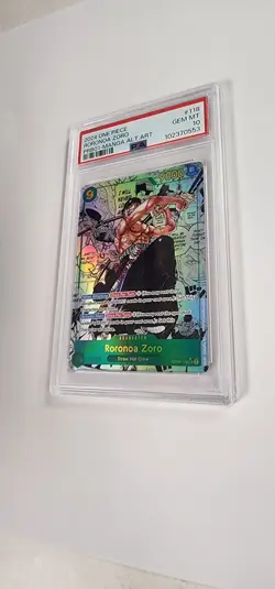 PSA 10 One Piece: Roronoa Zoro PRB01 (OP06-118 SEC) Manga Alt Art - Image 2
