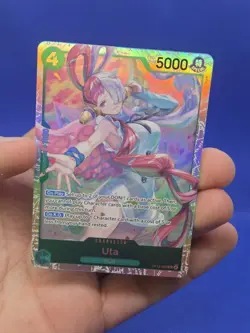 One Piece Carrying On His Will Uta OP13-023 Foil Super Rare SR - Image 2