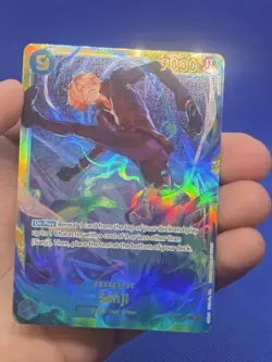 One Piece Wings of the Captain Sanji OP06-119 SEC Secret Rare NM - Image 2