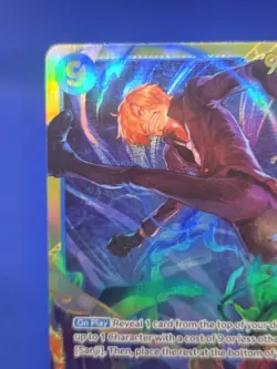 One Piece Wings of the Captain Sanji OP06-119 SEC Secret Rare NM - Image 3