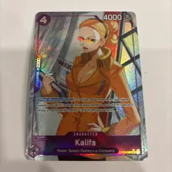 Kalifa OP03-060 Alt Full Art Foil PRB-01 Premium Booster ONE PIECE ENGLISH - Image 1