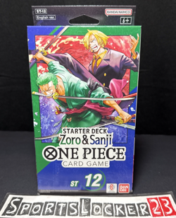 One Piece TCG Zoro & Sanji Starter Deck ST-12 English (SEALED) FAST SHIP IN HAND - Image 1