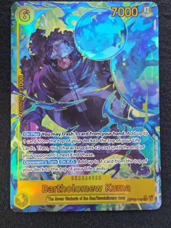 One Piece CCG - Bartholomew Kuma (Alt Art) OP12-119 SEC - Legacy of the Master - Image 1