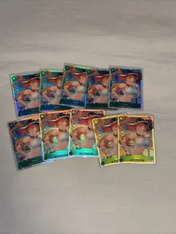 Lot Of 10 One Piece TCG nami Sr Op-14 - Image 1