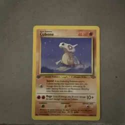 Pokemon TCG Cubone Jungle Card 50/64 Regular Common 1st Edition - Image 1