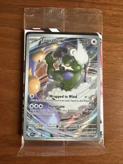 Pokemon White Flare Tornadus Promo 210 ETB Exclusive Black Star Sealed TCG Card - Image 1