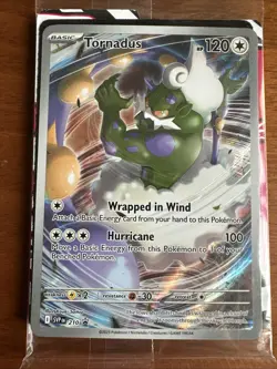 Pokemon White Flare Tornadus Promo 210 ETB Exclusive Black Star Sealed TCG Card - Image 2