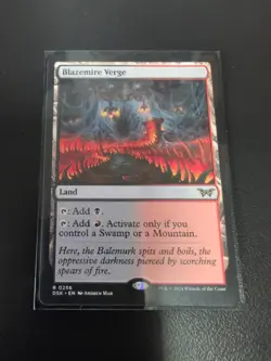Blazemire Verge Duskmourn Magic: The Gathering Card 0256 - Image 1