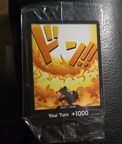 Portgas D Ace One Piece Foil Don Card Promo Sealed Devil Fruit Collection Vol 2 - Image 1