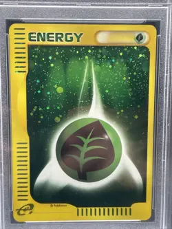 2002 Japanese Pokemon Card E-Series Grass Energy Holo McDonalds PSA 10 - Image 2