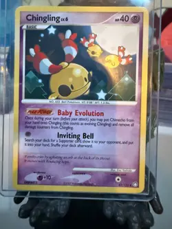 Chingling 42/123 Diamond & Pearl Mysterious Treasures- Vintage Pokemon Card LP - Image 1