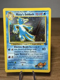 Misty's Golduck 12/132 Holo - Gym Challenge Set - Pokemon Card LP - Image 1