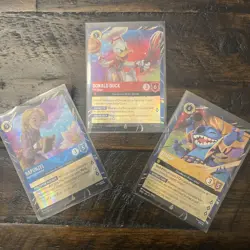 Disney Lorcana Magical Places Stitch Rapunzel Donald Duck EPCOT Promo Cards SET - Image 1
