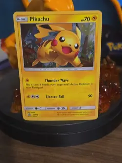 Pokemon Pikachu TCG Black Star Promo Holo Card SM76 - Image 2