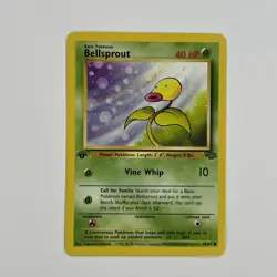 Bellsprout 49/64 Jungle 1st Edition Common Pokemon Card LP - Image 1