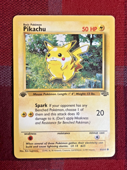 Pikachu 60/64 1st Edition - Jungle Set 1999 Pokemon Card - MP - Image 2