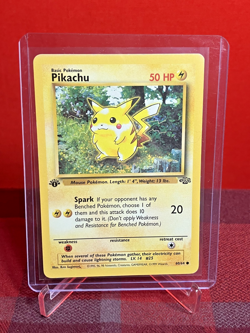 Pikachu 60/64 1st Edition - Jungle Set 1999 Pokemon Card - MP - Image 4