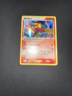Pokemon TCG Blaziken EX Holon Phantoms Card 20/110 Holo Stamped - Image 3
