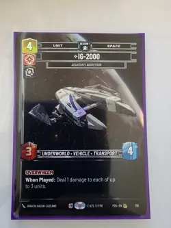 Star Wars Unlimited Sector Qualifier Silver Pack Promo Card IG-2000 #136 - Image 1