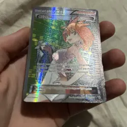 2015 Pokemon TCG Brigette Holo Full Art Ultra Rare Card Breakthrough 161/162 - Image 2