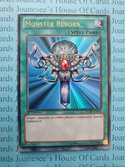 Monster Reborn LCJW-EN060 Ultra Rare Yu-Gi-Oh Card 1st Edition New Miscut - Image 1