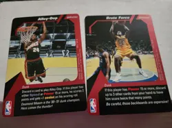 WOTC 2002 NBA SHOWDOWN FULL 50 STRATEGY CARD SET ALL 25 COMMON 25 RARE WHAM BAM - Image 2