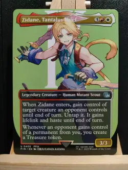 Zidane, Tantalus Thief (Borderless) - Final Fantasy- NM (see pics) MTG - Image 1