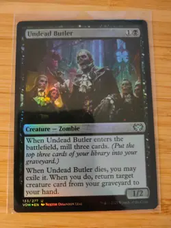 MTG Undead Butler (FOIL) 133 Innistrad: Crimson Vow M/NM Free UK P&P - Image 1