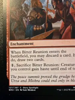 Bitter Reunion 127/287 Common The Brothers' War Magic: The Gathering - Image 4