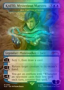 Jace, Unraveler of Secrets (1590/3004) SLD JP LP FOIL- Alternate Name br Rainbow - Image 1
