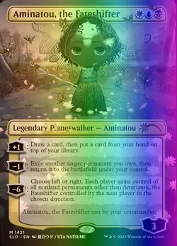Aminatou, the Fateshifter (1421/3004) Secret Lair Drop Series LP FOIL- Rainbow - Image 1