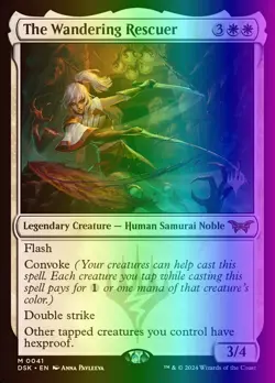 MTG The Wandering Rescuer (41p/199) Duskmourn House of Horror Promos NM FOIL - Image 1