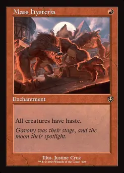 MTG Magic the Gathering Mass Hysteria (400/612) Innistrad Remastered NM - Image 1