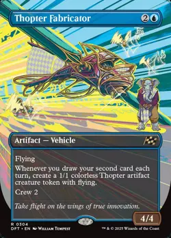 MTG Magic the Gathering Thopter Fabricator (304/568) Aetherdrift NM - Image 1