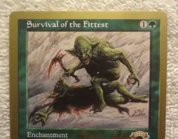 1X Gold Border SURVIVAL OF THE FITTEST NM World Championships 1998 Seattle MTG - Image 2
