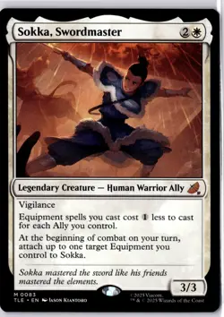 Sokka, Swordmaster Avatar: The Last Airbender - MTG NM Mythic 0083 - Image 1