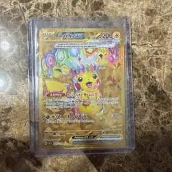 Pokemon Pikachu EX TCG Card Surging Sparks Gold 247/191 NM-Mint - Image 3