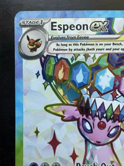 Pokemon Espeon Ex SVP175 & Umbreon Ex SVP176 Black Star Promos Prismatic (NM) - Image 3