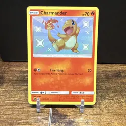 Pokemon Charmander SV6/SV94 Hidden Fates Shiny Vault Holo Rare 70 HP Basic - Image 1