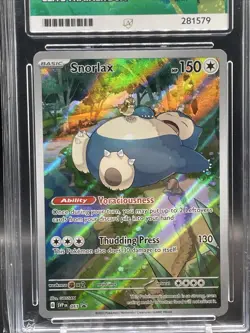 Pokemon TCG - Snorlax SVP 051 - ACE MINT 9 - Black Star Promo - 151 - Image 2