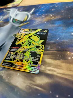 Pokemon TCG Rayquaza VMAX Gold TG29/TG30 Silver Tempest Trainer Gallery - Image 3