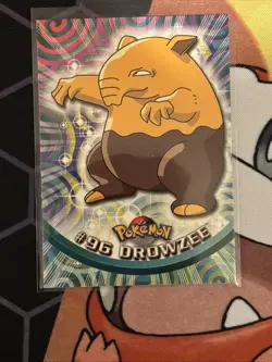 2000 Pokemon #96 DROWZEE #97 HYPNO TV Animation Edition Blue Logo TCG - Image 2