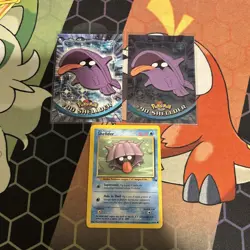 2000 Topps Pokemon TV Animation Edition Series 2 Shellder #90 Foil Blue Label - Image 1
