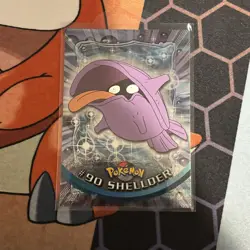 2000 Topps Pokemon TV Animation Edition Series 2 Shellder #90 Foil Blue Label - Image 2