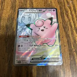 Lillie's Clefairy ex 173/159 SV09 Journey Together Holo Ultra Rare Pokemon NM - Image 1