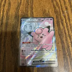 Lillie's Clefairy ex 173/159 SV09 Journey Together Holo Ultra Rare Pokemon NM - Image 2