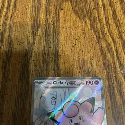 Lillie's Clefairy ex 173/159 SV09 Journey Together Holo Ultra Rare Pokemon NM - Image 3