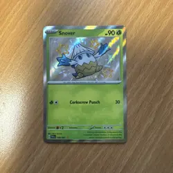 Pokemon TCG - Snover - 100/091 Paldean Fates - Baby Shiny Secret Rare Holo🔥 - Image 1