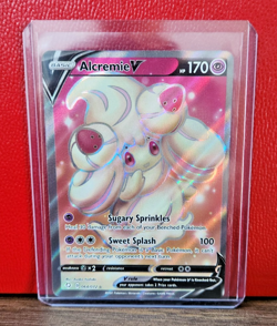 Alcremie V Full Art 064/072 Shining Fates Holo Ultra Rare Pokemon TCG - Image 1